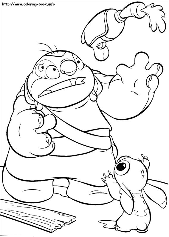 Lilo and Stitch coloring picture